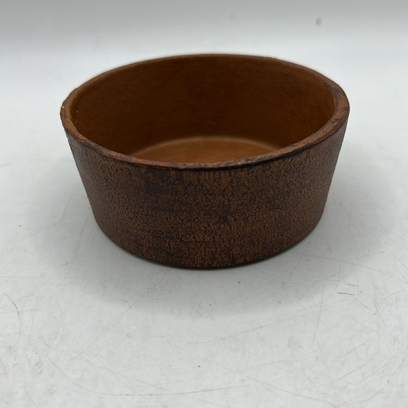 Vintage Round Clay Stone Trinket Jewelry Box Container Storage Art Decor - Picture 4 of 15